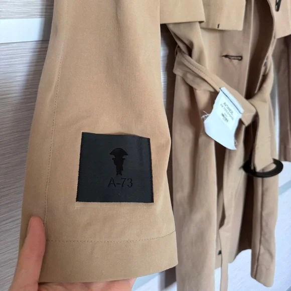 AVTANDIL 2 in 1 Trench Coat In Beige Sz. S - Picture 10 of 16